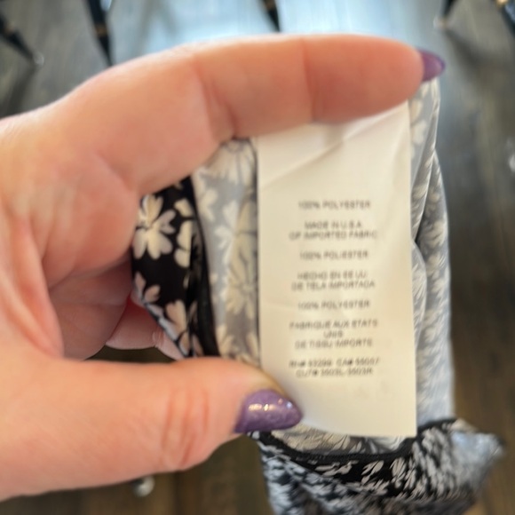 Bebe Black and White Slip Midi Dress for Wedding Guest NEW NWT Large L - Picture 7 of 7